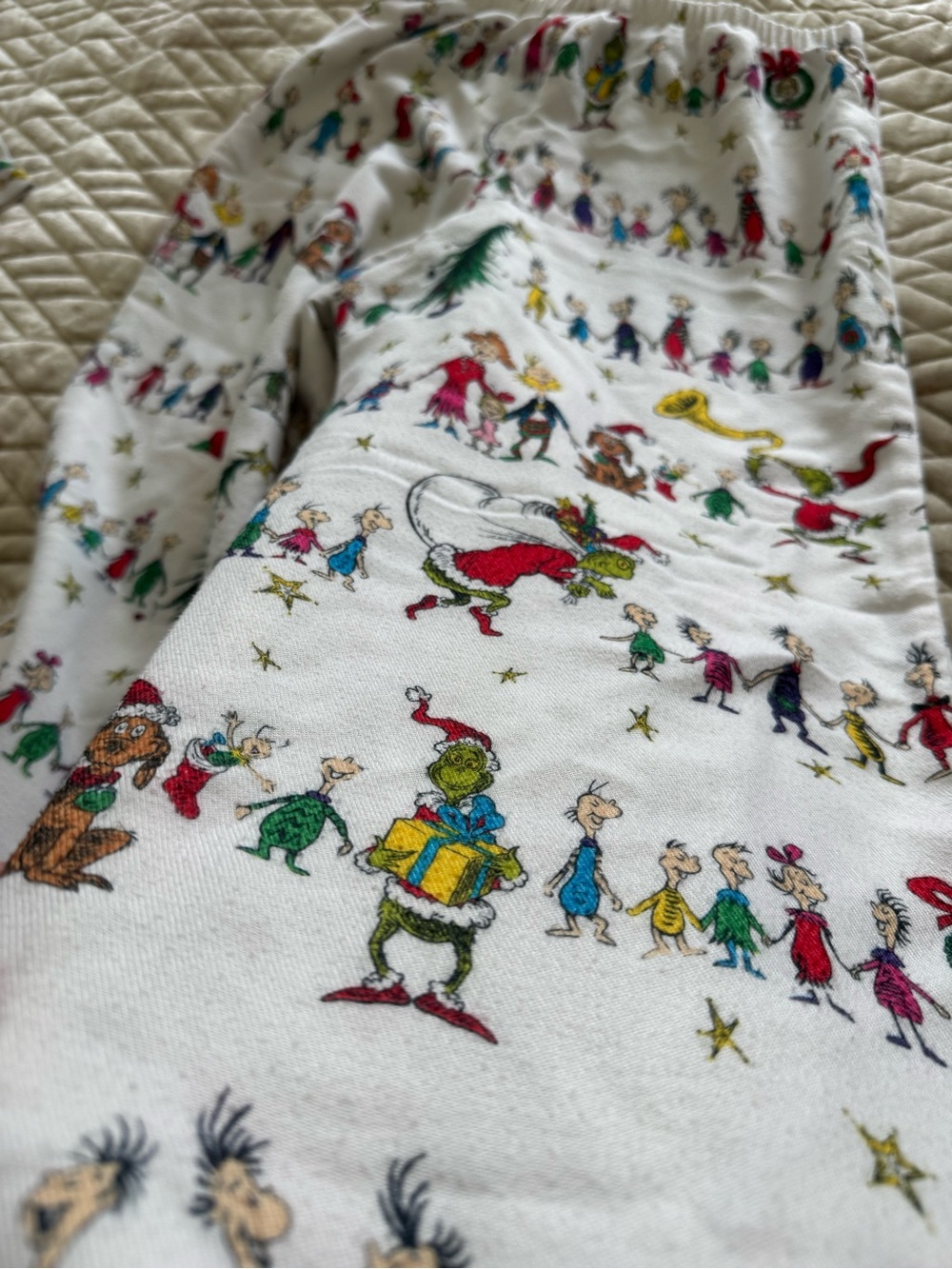 Dr.Seuss The Grinch Matching Family Pajama Set Kids 6 Adult S & XL Pottery Barn - Picture 13 of 17